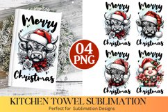 Merry Christmas, Kitchen Towel - Christmas Towel Design Product Image 1