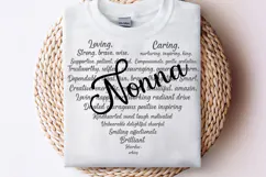 Nonna Heart Shape SVG, Mother's Day Heart, Mother's Day SVG Product Image 1