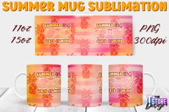 Summer Mug Sublimation | Mug 11 Oz 15 Oz | PNG 300 DPI v.1 Product Image 1