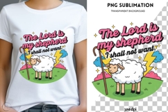 Bible verse sheep png design for T-shirts Product Image 1