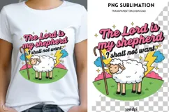 Bible verse sheep png design for T-shirts Product Image 1