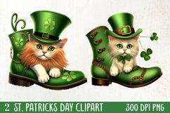 Cat Shoes for St Patricks Day Clipart Product Image 1