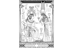 Egyptian coloring pages. Product Image 2