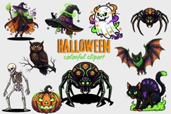 Colorful Halloween Clipart Product Image 1