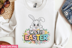 My 1st Easter PNG, Design Easter Sublimation PNG Product Image 2