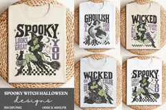 Spooky Looks Great on You Witch PNG, Retro Halloween Witch a Product Image 1