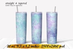 Unicorn tumbler design, 20 oz skinny tumbler sublimation png Product Image 1