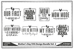 Mother&#039;s Day SVG Design Bundle Product Image 1