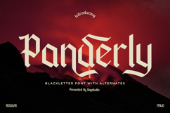 Panderly - Classic Blackletter Font Product Image 1