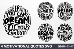 Motivational Quotes SVG Product Image 1