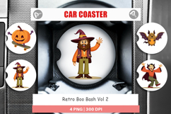 Car Coaster Retro Boo Bash Product Image 1