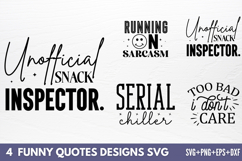 Funny Quotes Designs SVG Product Image 1