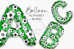 Football | Balloon Alphabet Clipart PNG Product Image 1