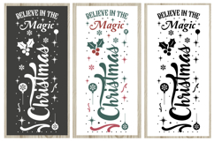 Christmas Porch Sign Svg Bundle Product Image 4