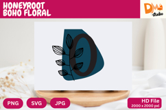 Honeyroot Boho Floral Monogram Product Image 1