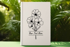 Flower Monogram Svg, Flower Svg.Floral Bouquet Svg Product Image 6