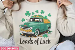 Loads Of Luck PNG, St Patricks Day Sublimation PNG Product Image 1