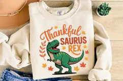 Thankfulo Saurus Rex Svg | Thanksgiving Svg | Shirt Svg Product Image 2
