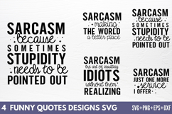 Funny Quotes Designs SVG Product Image 1