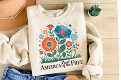 America Land of the Free Svg | Svg Files | Shirt Svg Product Image 2