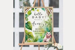 Baby Shower Welcome Template 76 Product Image 1
