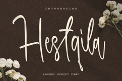 Hestqila - Luxury Script Font Product Image 1
