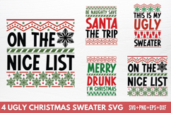 Ugly Christmas Sweater SVG Product Image 1