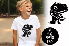 Dinosaur svg, T Rex svg, Dino svg, Rex svg, PNG EPS SVG file Product Image 1