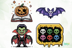 Pixel Art Halloween Sublimation Product Image 1