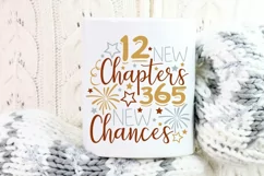 12 New Chapters 365 New Chances Svg, New Year's Eve Svg. Product Image 6