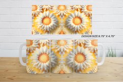 3D Sunflower Mug Wrap| Mug sublimation design Product Image 3