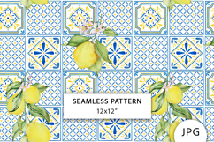 Lemons Seamless Pattern, Digital Paper Product Image 1