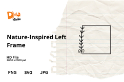 Nature-Inspired Left Frame Product Image 1
