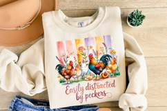 Easily Distracted by Peckers Svg | Shirt Svg Product Image 2