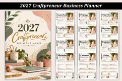 2027 Craftpreneur Business Planner Product Image 1