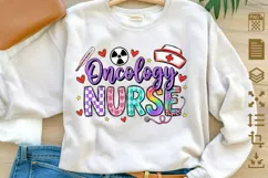 Oncology Nurse PNG, Cancer Care Nurse Sublimation Design Product Image 1