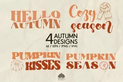 Autumn Vibe design print SVG PNG EPS Product Image 1