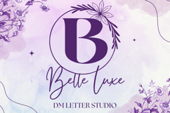 Belle Luxe Monogram - Elegant Luxury Monogram Serif Font Product Image 1