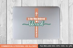 Boho christian Sticker Svg Bundle / 20 sticker designs Product Image 19