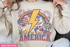 America PNG, 4th Of July Sublimation PNG Product Image 2