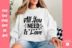 Love quotes SVG Design, Love SVG layered design Product Image 1