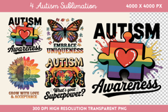 Autism Sublimation PNG Product Image 1