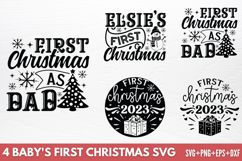Baby&#039;s First Christma SVG Product Image 1
