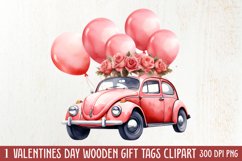 Sweet Valentine Clipart, Watercolor Valentines Day Product Image 1