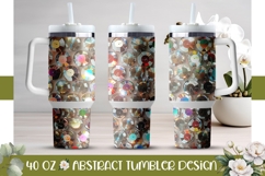 Sparkle Tumbler Sublimation, Sequin 40 Oz Tumbler Design Product Image 1