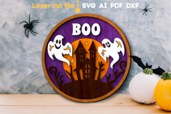 Halloween Ghost SVG laser cut file for Glowforge Product Image 1