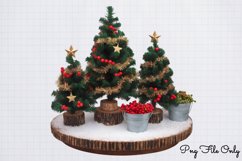 Christmas Tree Arrangement Decoration Clipart Bundle PNG Product Image 4