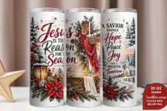 Faith Makes It Possible Tumbler Wrap, Christian Christmas 20 Product Image 2
