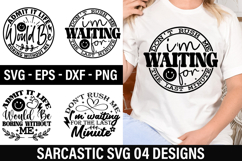 Sarcastic SVG Design - Admit It Life Would Be Boring Withou Product Image 1