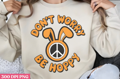 Don&#039;t worry, be hoppy, PNG, Gnome St Patricks Day Sublimatio Product Image 1